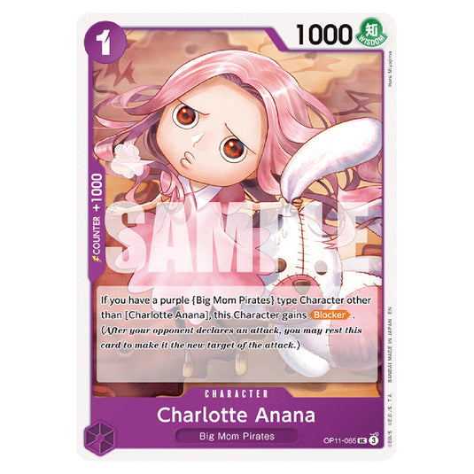 Charlotte Anana OP11-065 card from the One Piece set A Fist of Divine Speed