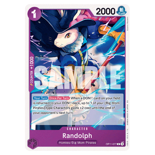 Randolph OP11-077 card from the One Piece set A Fist of Divine Speed