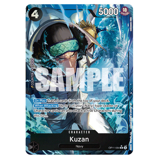Kuzan OP11-084a card from the One Piece set A Fist of Divine Speed