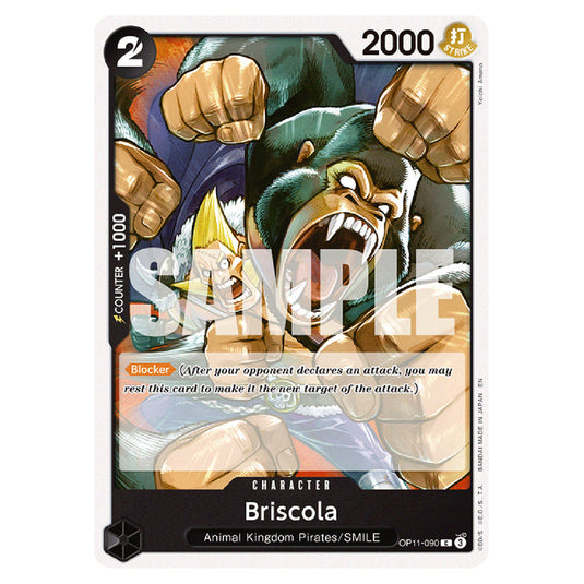 Briscola OP11-090 card from the One Piece set A Fist of Divine Speed