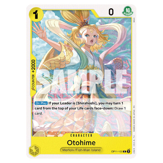 Otohime OP11-100 card from the One Piece set A Fist of Divine Speed