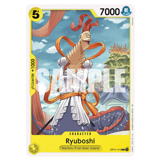 Ryuboshi OP11-113 card from the One Piece set A Fist of Divine Speed