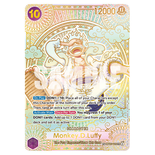 Monkey.D.Luffy OP05-119a card from the One Piece set A Fist of Divine Speed