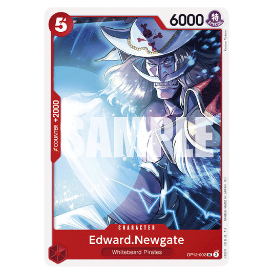 Edward.Newgate OP12-002 card from the One Piece set Legacy of the Master