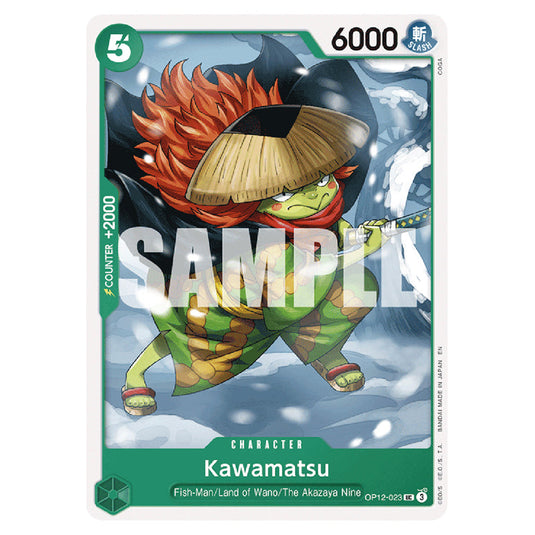 Kawamatsu OP12-023 card from the One Piece set Legacy of the Master