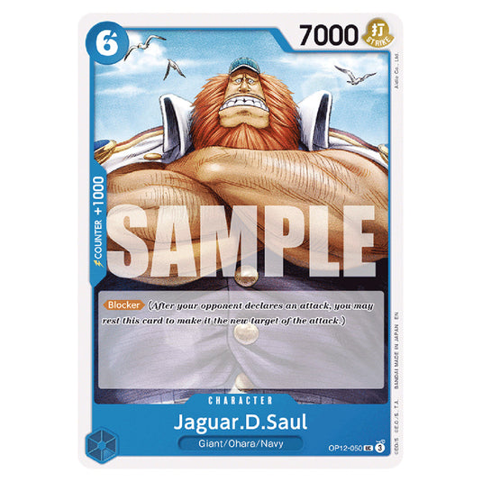 Jaguar.D.Saul OP12-050 card from the One Piece set Legacy of the Master