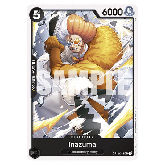 Inazuma OP12-083 card from the One Piece set Legacy of the Master