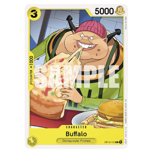 Buffalo OP12-110 card from the One Piece set Legacy of the Master