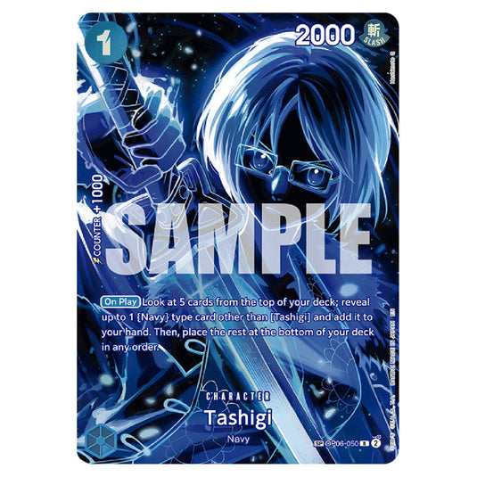 Tashigi OP06-050 card from the One Piece set Legacy of the Master