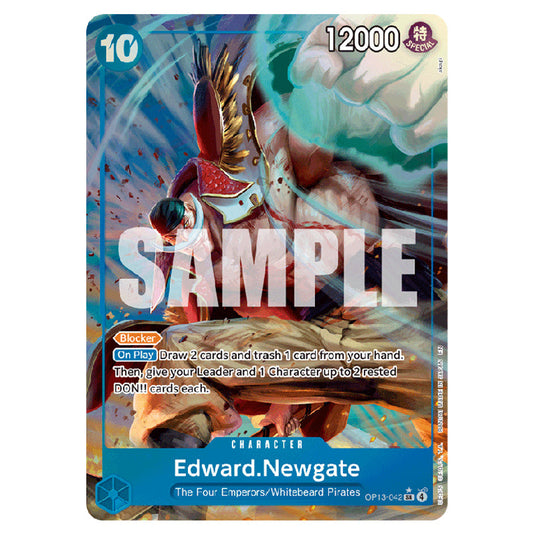 Edward.Newgate OP13-042a card from the One Piece set Carrying on his Will