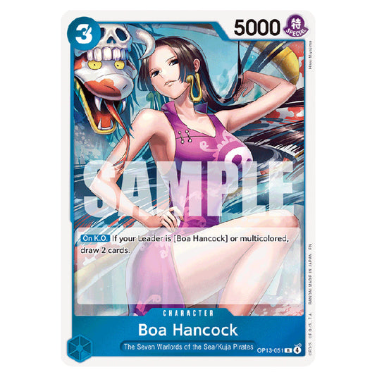 Boa Hancock OP13-051 card from the One Piece set Carrying on his Will