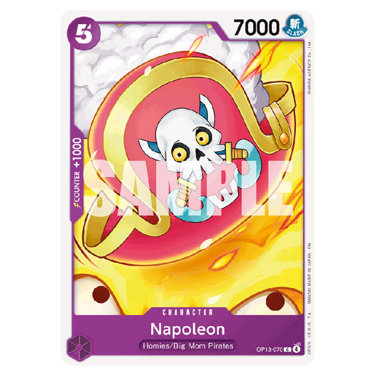 Napoleon OP13-070 card from the One Piece set Carrying on his Will