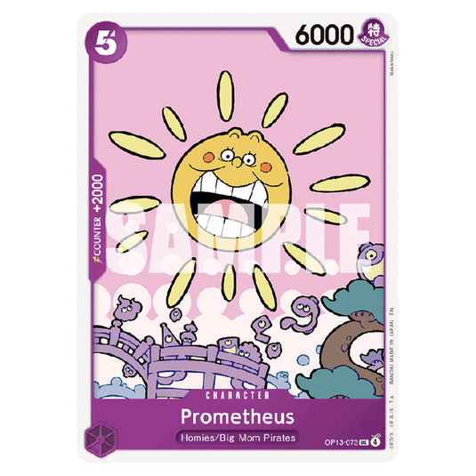 Prometheus OP13-073 card from the One Piece set Carrying on his Will