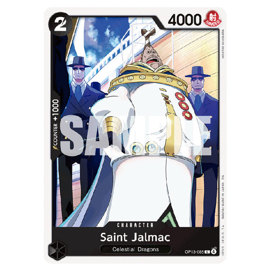 Saint Jalmac OP13-085 card from the One Piece set Carrying on his Will