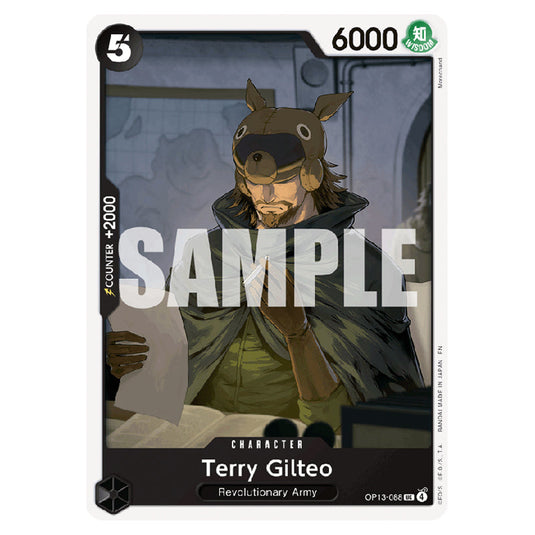 Terry Gilteo OP13-088 card from the One Piece set Carrying on his Will