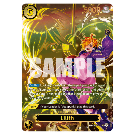 Lilith OP07-111 card from the One Piece set Carrying on his Will