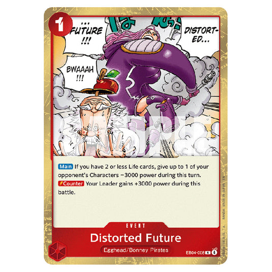 Distorted Future EB04-008 card from the One Piece set Adventure on Kami's Island