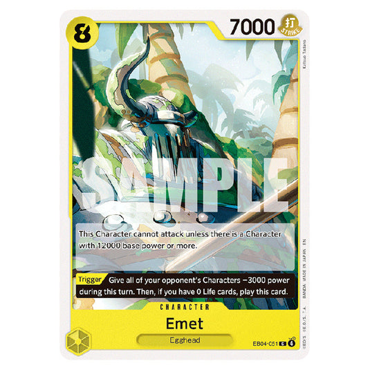 Emet EB04-051 card from the One Piece set Adventure on Kami's Island