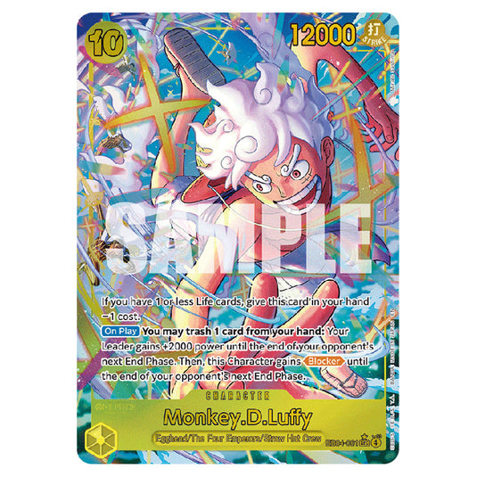 Monkey.D.Luffy EB04-061a card from the One Piece set Adventure on Kami's Island