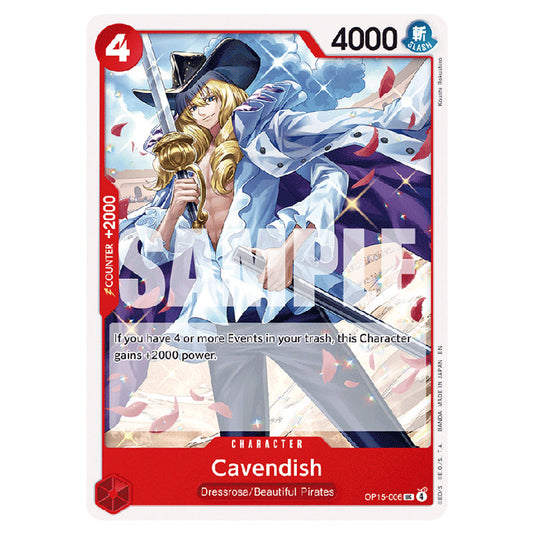 One Piece - Adventure on Kami's Island - Cavendish (Uncommon)