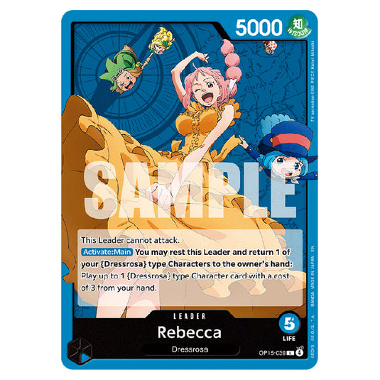 Rebecca OP15-039 card from the One Piece set Adventure on Kami's Island