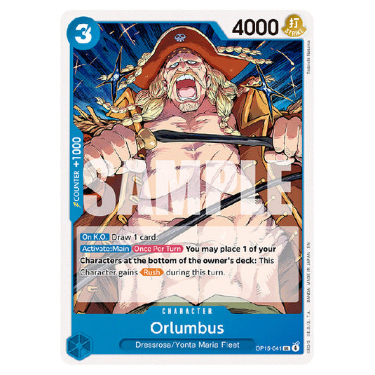 Orlumbus OP15-041 card from the One Piece set Adventure on Kami's Island