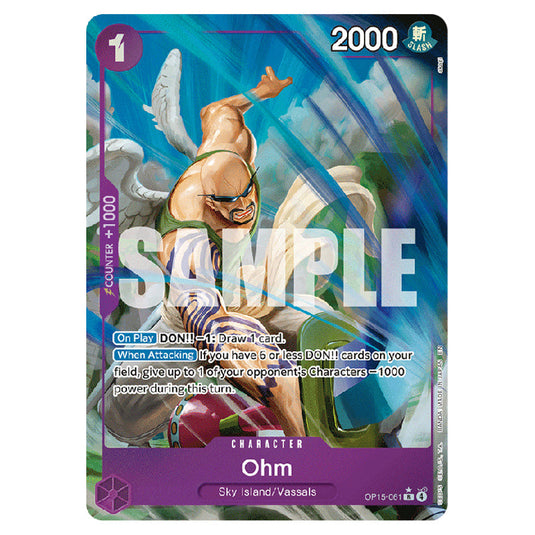 Ohm OP15-061a card from the One Piece set Adventure on Kami's Island