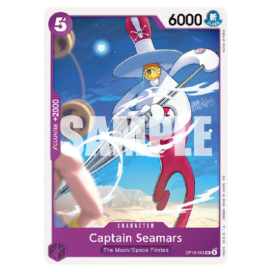 Captain Seamars OP15-062 card from the One Piece set Adventure on Kami's Island