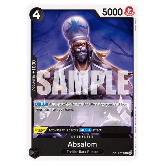 Absalom OP15-079 card from the One Piece set Adventure on Kami's Island