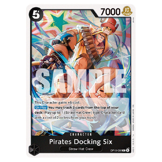 Pirates Docking Six OP15-088 card from the One Piece set Adventure on Kami's Island