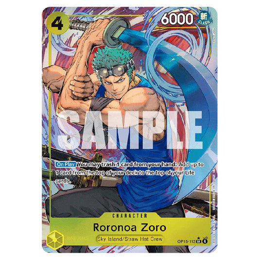 One Piece - Adventure on Kami's Island - Roronoa Zoro (Super Rare)