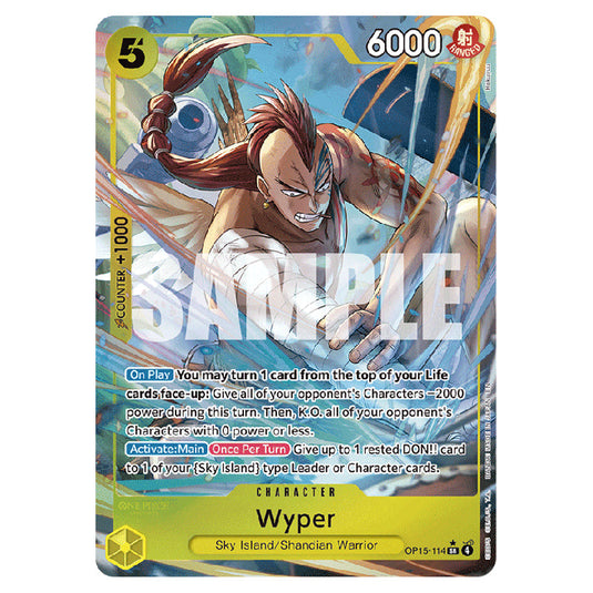 Wyper OP15-114a card from the One Piece set Adventure on Kami's Island