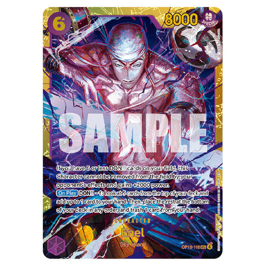 Enel OP15-118 card from the One Piece set Adventure on Kami's Island