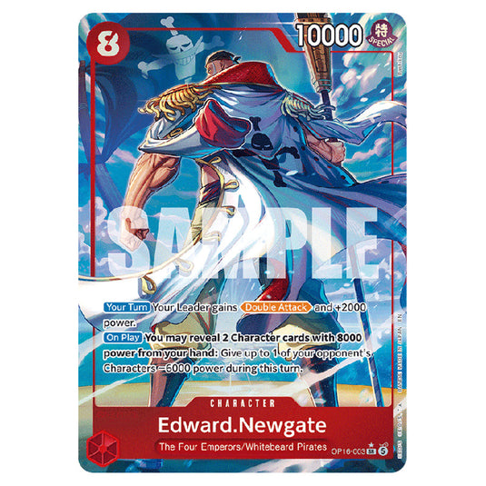 Edward.Newgate OP16-003a card from the One Piece set The Time of Battle