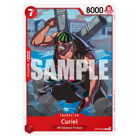 Curiel OP16-004 card from the One Piece set The Time of Battle