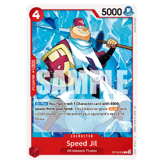 Speed Jil OP16-009 card from the One Piece set The Time of Battle