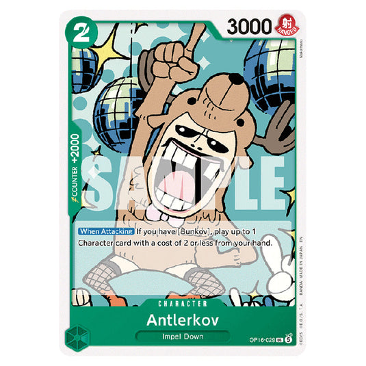 Antlerkov OP16-029 card from the One Piece set The Time of Battle