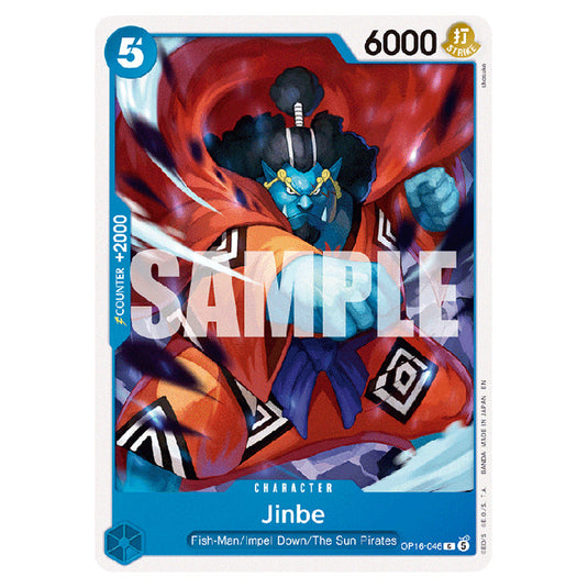 Jinbe OP16-046 card from the One Piece set The Time of Battle