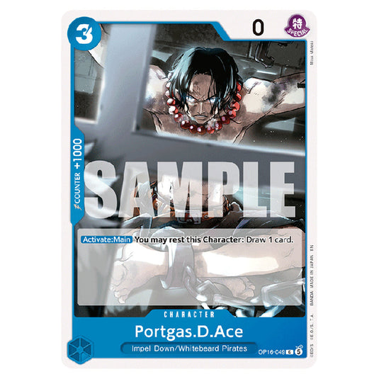 Portgas.D.Ace OP16-049 card from the One Piece set The Time of Battle