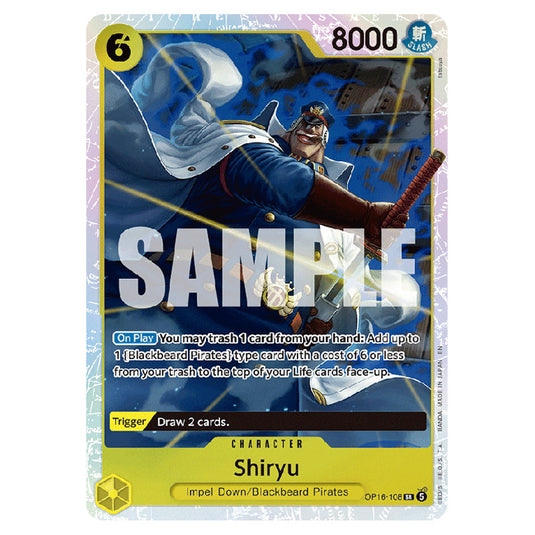Shiryu OP16-108 card from the One Piece set The Time of Battle
