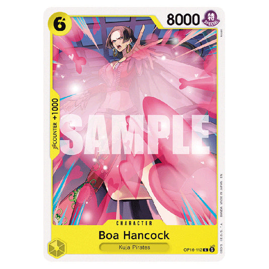 Boa Hancock OP16-112 card from the One Piece set The Time of Battle
