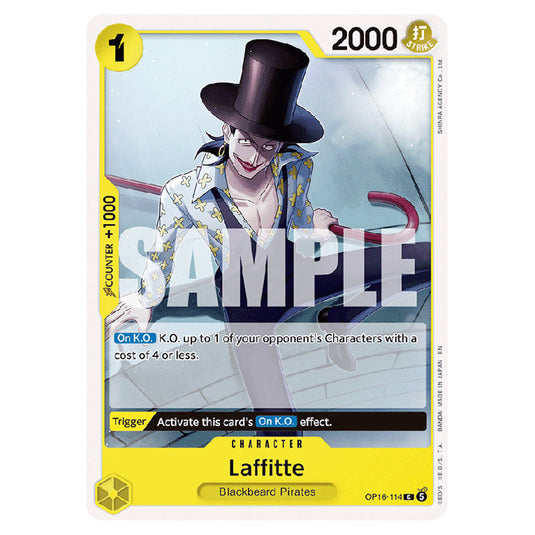 Laffitte OP16-114 card from the One Piece set The Time of Battle