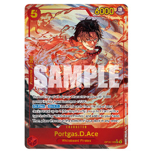 One Piece - The Time of Battle - Portgas.D.Ace (Secret Rare) - OP16-118a