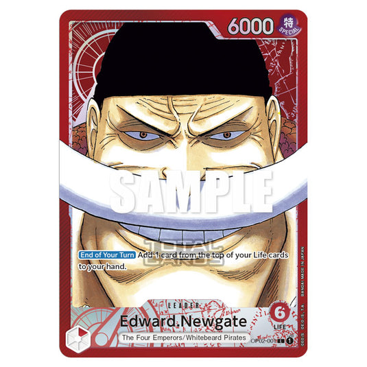 One Piece - Paramount War - Edward Newgate - OP02-001b