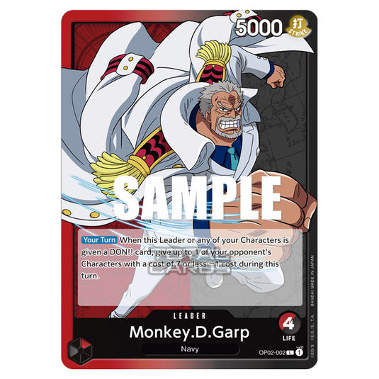 One Piece - Paramount War - Monkey D Garp - OP02-002a