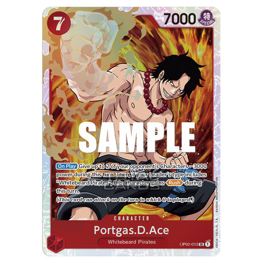 One Piece - Paramount War - Portgas D Ace - OP02-013a