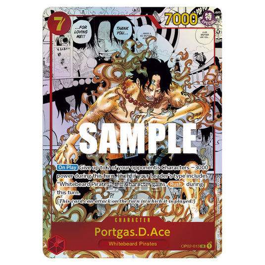 One Piece - Paramount War - Portgas D Ace - OP02-013c