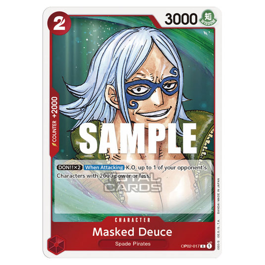 One Piece - Paramount War - Masked Deuce - OP02-017a