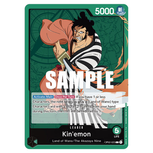 One Piece - Paramount War - Kin'emon - OP02-025a