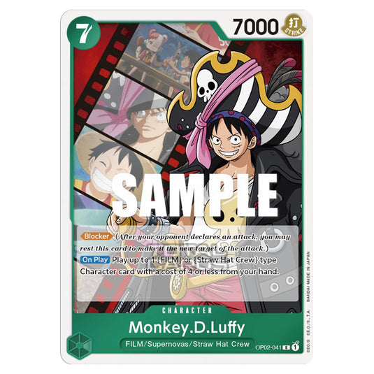 One Piece - Paramount War - Monkey D Luffy - OP02-041a